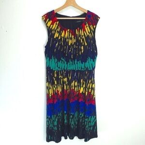 Ellen Tracy Brushstrokes Dress